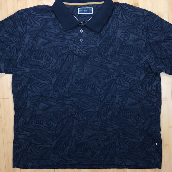 denim and flower polo shirts